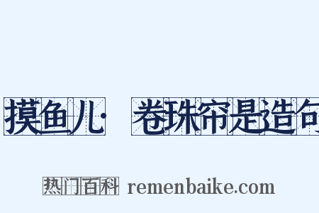 摸鱼儿·卷珠帘是造句是什么意思的图片